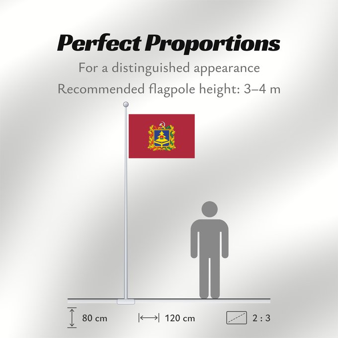 Flag Proportions: Bryansk Oblast Oblast de Briansk Óblast de Briansk Oblast Brjansk