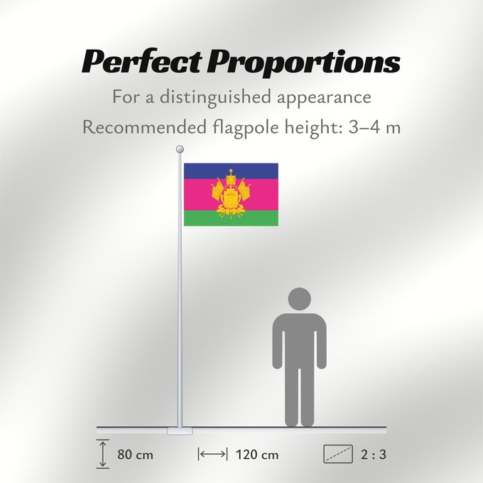 Flag Proportions: Krasnodar Krai Krasnodar Krai Kraï de Krasnodar Krai de Krasnodar Krasnodar krai Kraj di Krasnodar