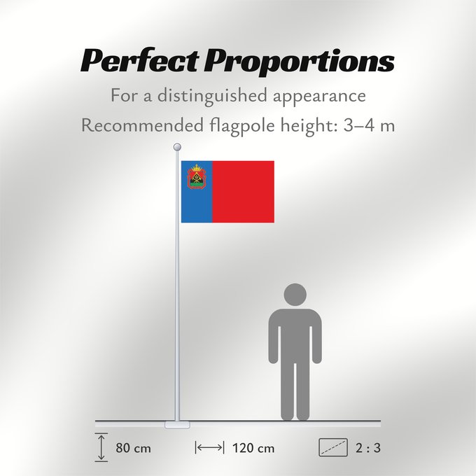 Flag Proportions: Kemerovo oblast Kemerovo oblast, Russia Oblast de Kemerovo Óblast de Kémerovo Oblast Kemerowo Kemerovo Oblast
