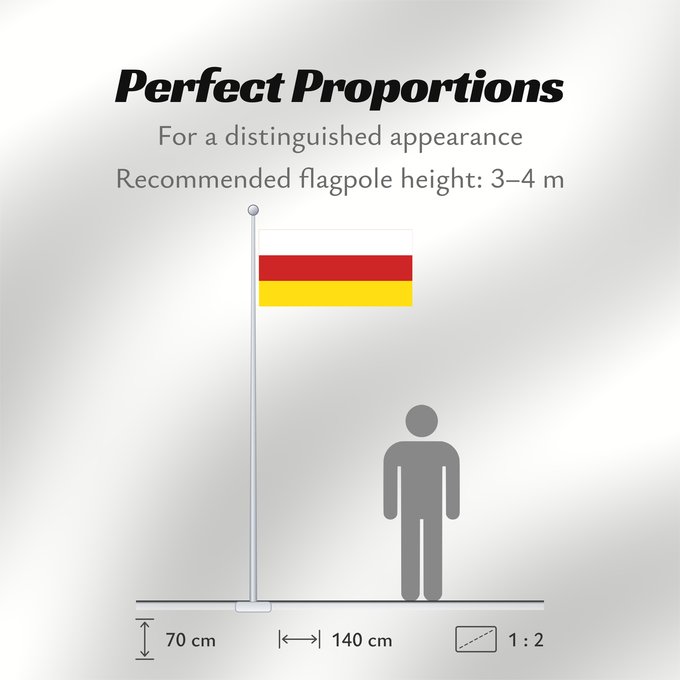 Flag Proportions: North Ossetia Republic of North Ossetia-Alania North Ossetia-Alania North Osetia-Alania North Ossetia-Alania Nord-Alania Цӕгат Ирыстоны тырыса Флаг Северной Осетии