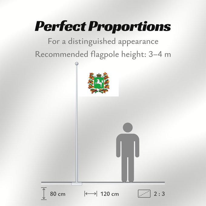 Flag Proportions: Tomskaya oblast'