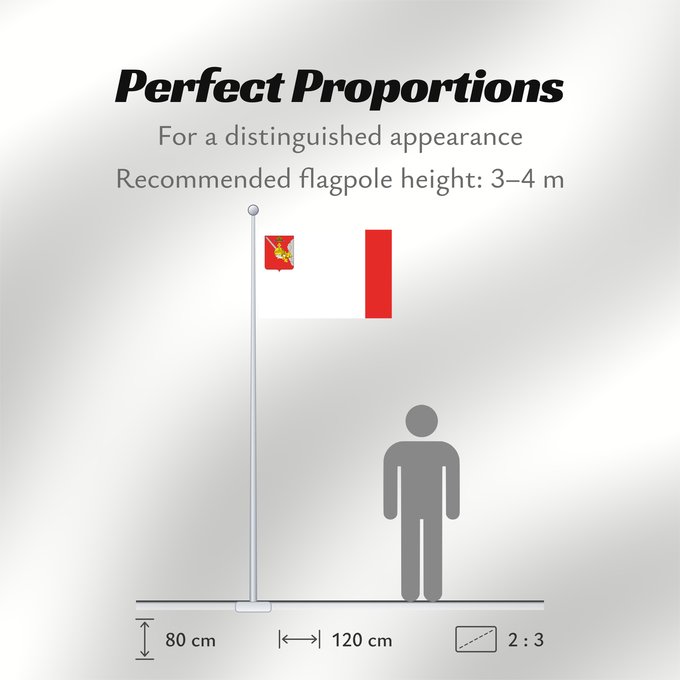 Flag Proportions: Vologda Oblast Vologda Oblast Oblast de Vologda Óblast de Vólogda Oblast Wologda