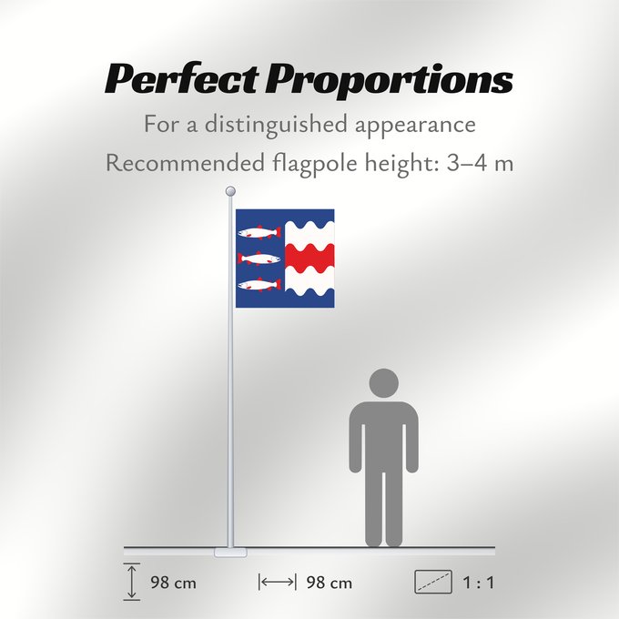 Flag Proportions: Västernorrlands län