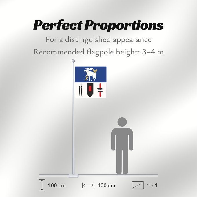 Flag Proportions: Jämtlands län