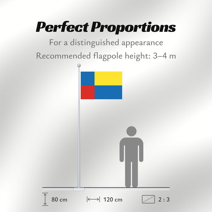 Flag Proportions: Nitriansky vlajka Nitra Region Région de Nitra Región de Nitra Nitra (Region) Nitra Regione