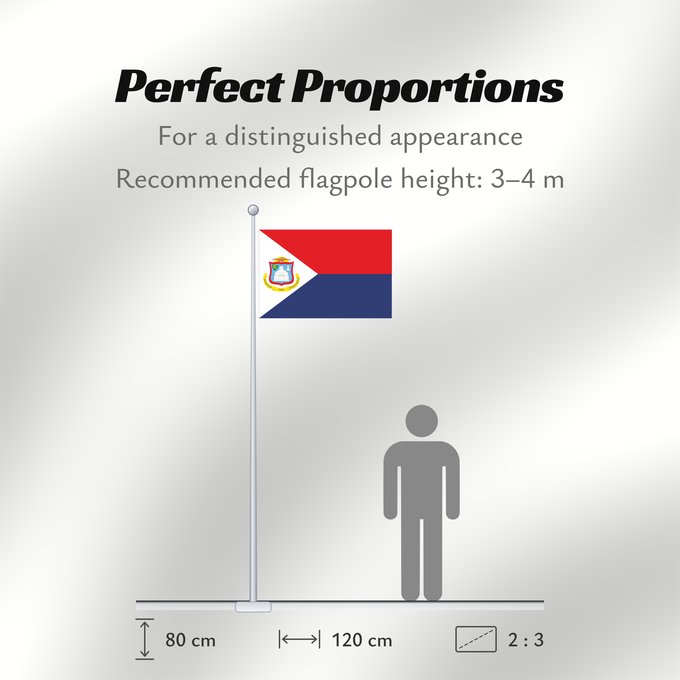 Flag Proportions: Sint Maarten Sint Maarten Kingdom of the Netherlands Saint-Martin