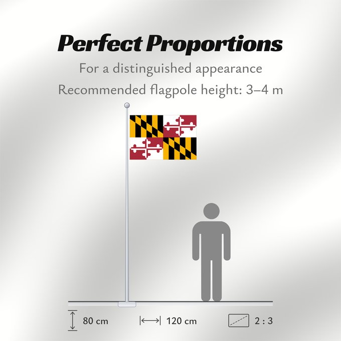 Flag Proportions: Maryland	Stanowa Marylandu	ᎺᎵᏂ ᎦᏓᏘ	Ka hae Melelana	Terræ Mariæ	Méelin Hahoodzo bidah naatʼaʼí	Флаг Мэриленда	Američke savezne države Maryland