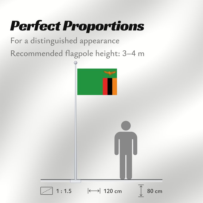 Flag Proportions: Zambia Zambie Sambia Zambio Saimbia Zambi Mbendera ya Zambia Флаг Замбии Zambije Mujeko ya Zambia Folaga la Zambia