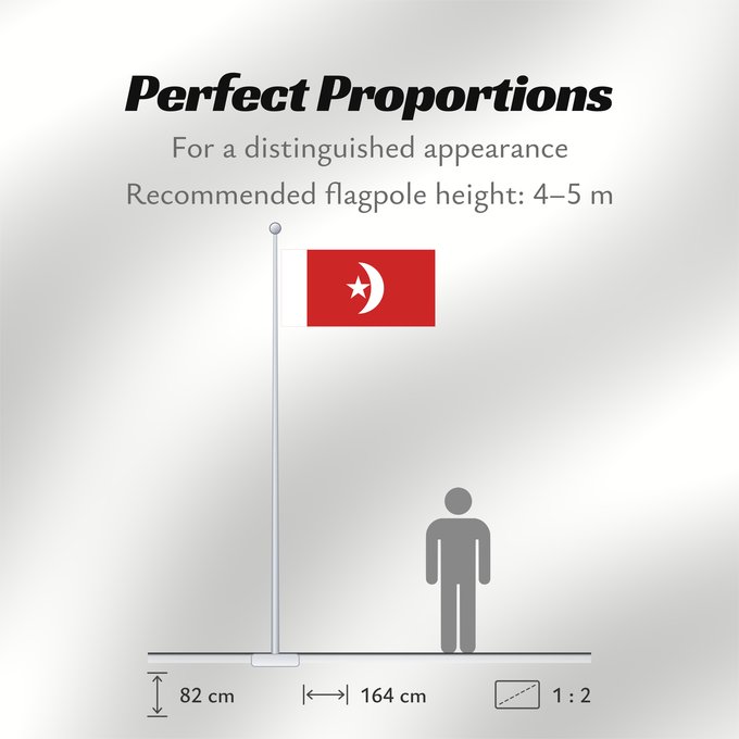 Flag Proportions: Umm al-Qaiwain Umm al-Quwain علم إمارة أم القيوين