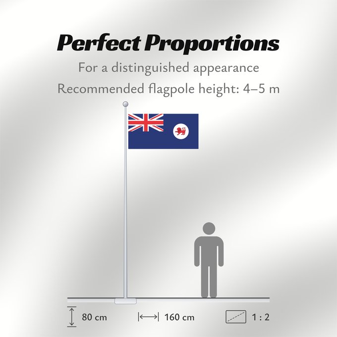 Flag Proportions: Tasmania Tasmanie Tasmanien