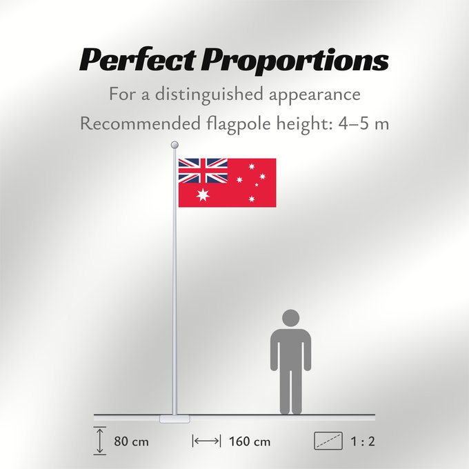 Flag Proportions: Civil Ensign of Australia	Civil ensign of Australia	Australie - Pavillon civil	Australia - Pavellón Civil	Australien - Zivilschiffsflagge	Australia - Insegna Civile
