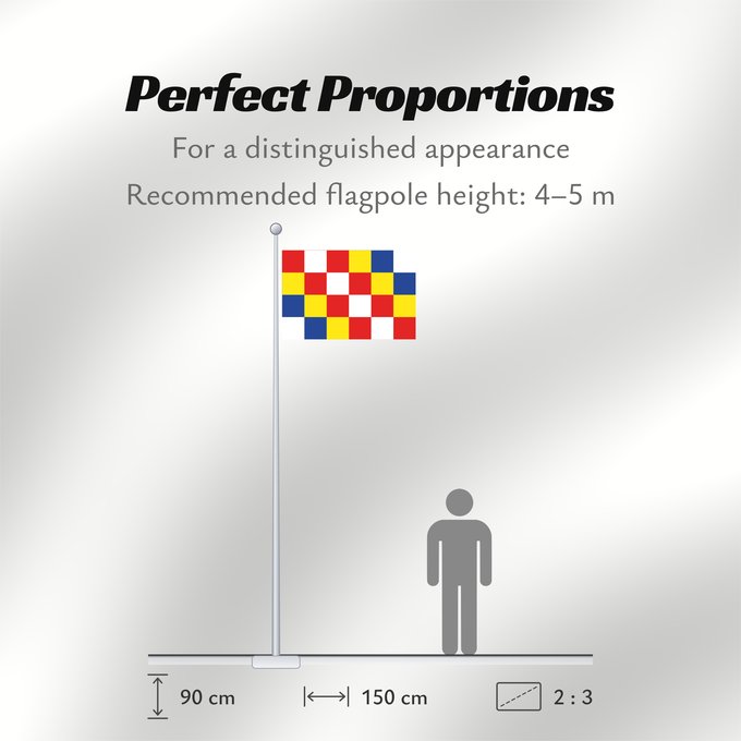 Flag Proportions: Antwerp	Anvers	Amberes	Antwerpen	Anversa