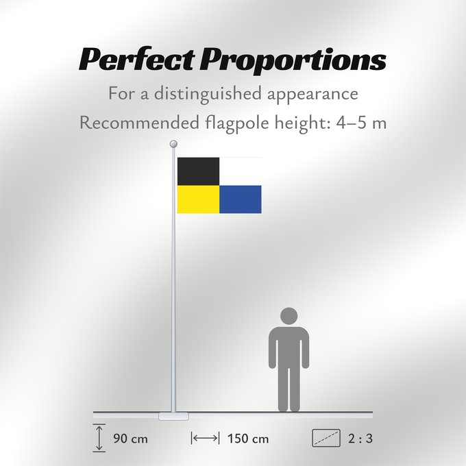 Flag Proportions: Kluisbergen Belgian commune of Kluisbergen