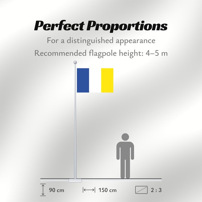 Flag Proportions: Stavelot Belgian commune of Stavelot