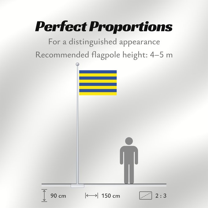 Flag Proportions: Wellen Belgian municipality Wellen