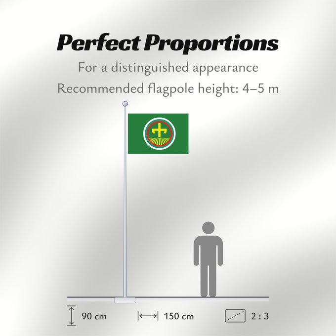 Flag Proportions: Stara Zagora reverse Stara Zagora reverse side Stara Zagora (revers) Stara Zagora (reverso) Stara Zagora (Kehrseite) Stara Zagora (rovescio) Знаме на Стара Загора опака страна