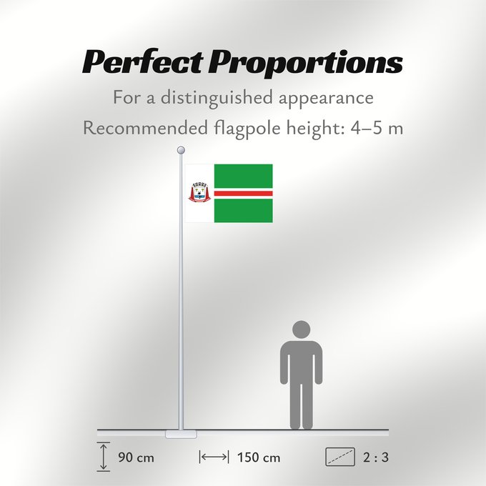 Flag Proportions: Bataguassu MatoGrossodoSul Brasil Bataguassu Município de Bataguassu no Estado de Mato Grosso do Sul
