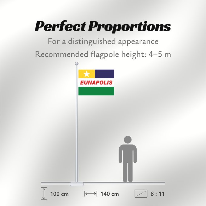 Flag Proportions: Eunapolis	Eunápolis	Imagem   da bandeira do município de Eunápolis