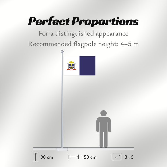 Flag Proportions: Maua SaoPaulo Brasil	Mauá	Município de Mauá no Estado de São Paulo
