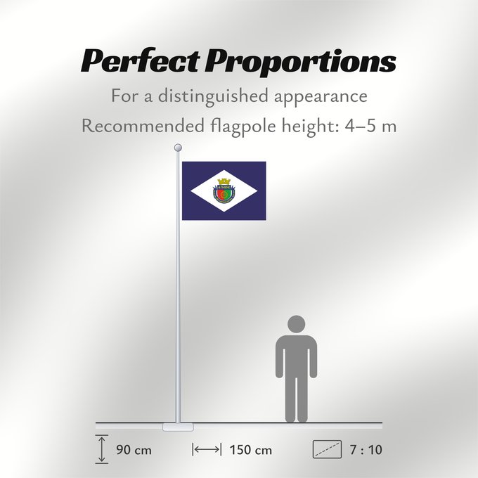 Flag Proportions: São Caetano do Sul	Município de São Caetano do Sul no Estado de São Paulo