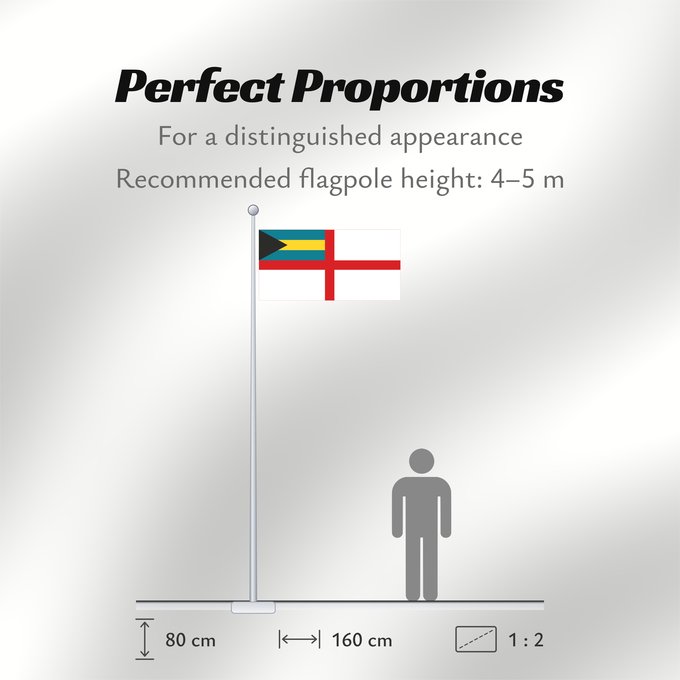 Flag Proportions: Naval Ensign of the Bahamas