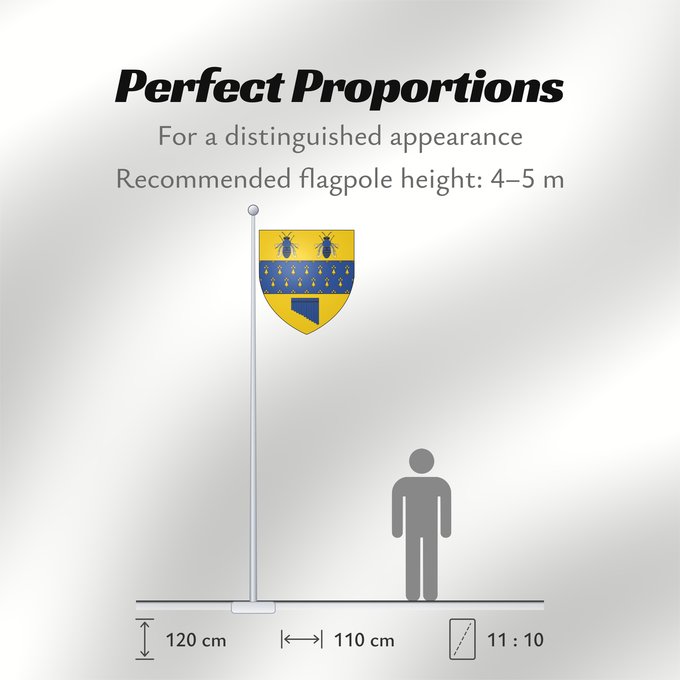 Flag Proportions: Hilary Weston Arms