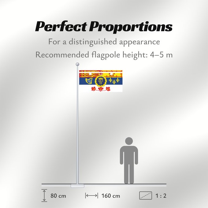Flag Proportions: Personal Flag of the Duke of Cambridge for use in Canada