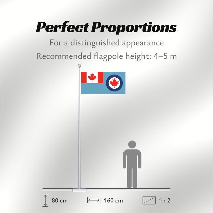 Flag Proportions: Royal Canadian Air Force ensign
