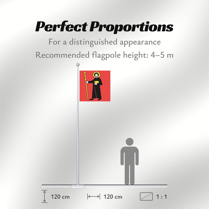 Flag Proportions: Canton of Glarus	Glaris,	Glaris	Glarus 	Glarus	Canton of Glarus in Switzerland