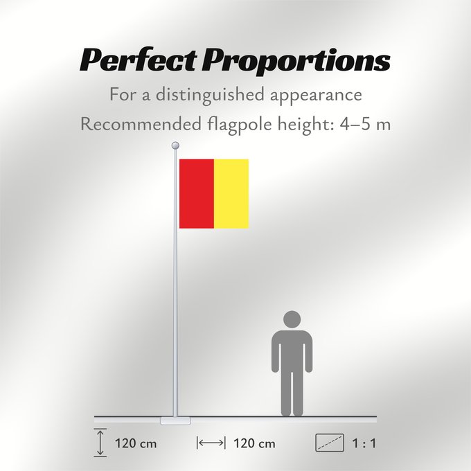 Flag Proportions: Aubonne	Swiss municipality of Aubonne, Canton of Vaud	Commune suisse d Aubonne, du canton de Vaud