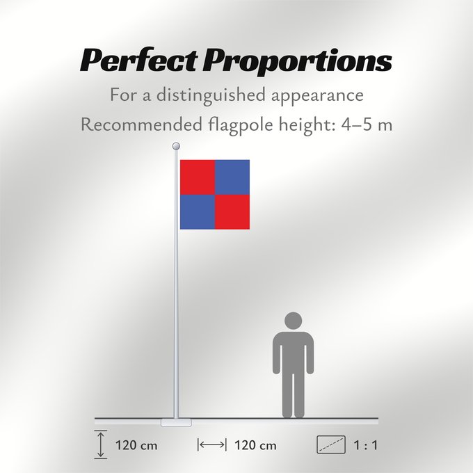 Flag Proportions: Corserey Swiss municipality of Corserey Commune suisse de Chamoson, du canton de Fribourg