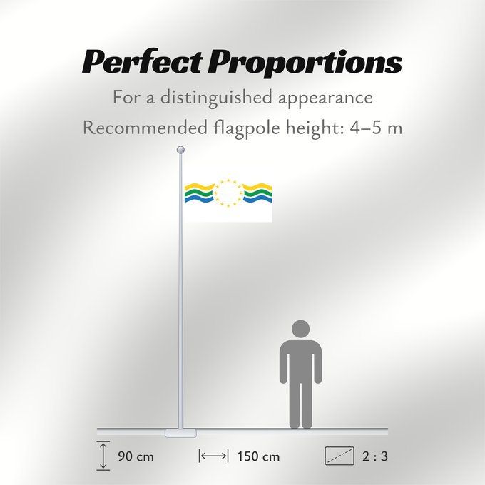 Flag Proportions: Los Ríos, Chile Los Ríos Region, Chile Région de Los Ríos, Chili XIV Región de Los Ríos, Chile Regione di Los Ríos, Cile