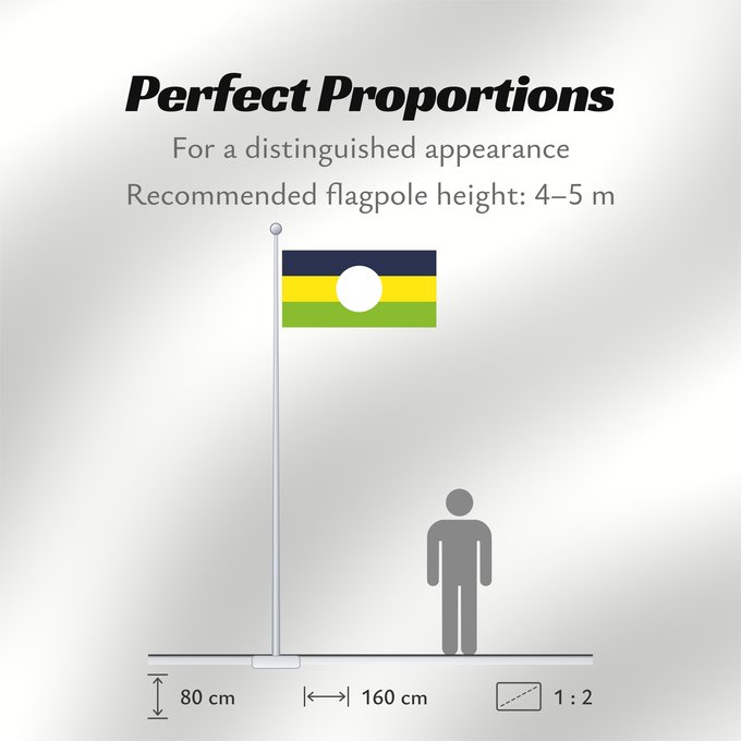 Flag Proportions: Caldono Cauca Caldono Municipio de Caldono Cauca