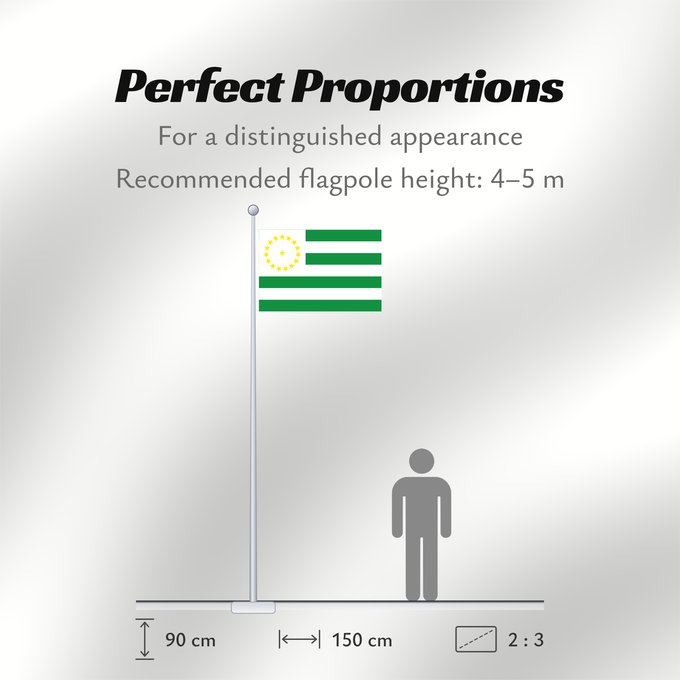 Flag Proportions: Caquetá Caquetá, Colombia