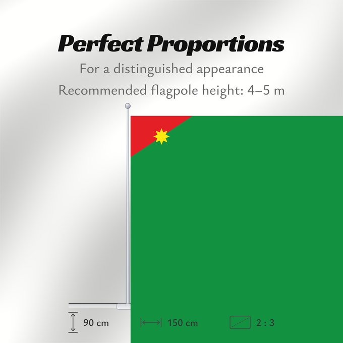 Flag Proportions: Casanare Casanare, Colombia
