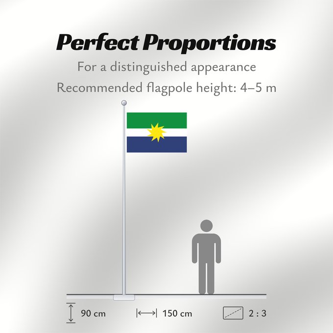 Flag Proportions: La Primavera Vichada La Primavera (Vichada) Municipio de La Primavera Vichada