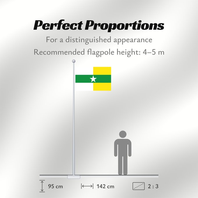 Flag Proportions: Puerto Colombia Atlántico Puerto Colombia Municipio de Puerto Colombia Atlántico