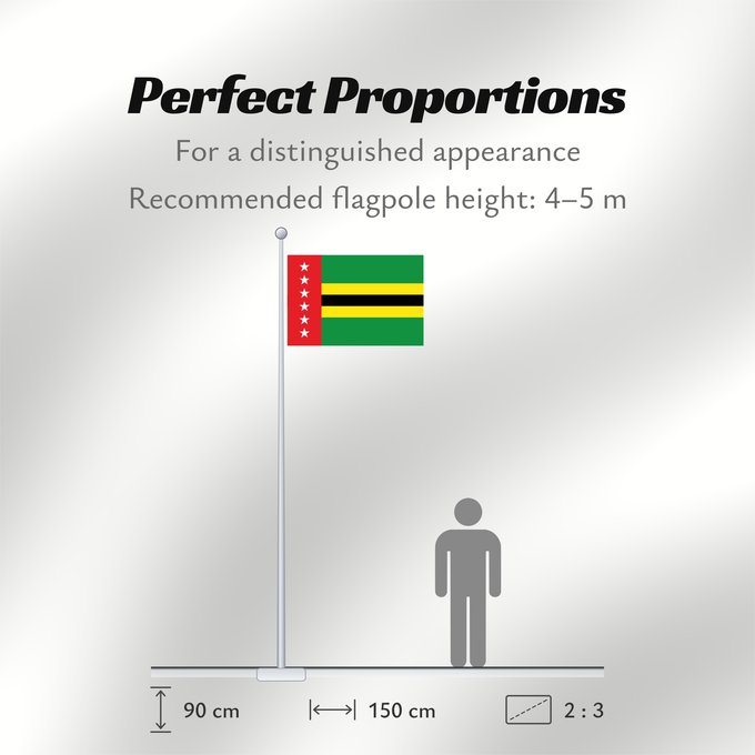 Flag Proportions: Santander  Colombia	Santander  Decreto 579 de 1972/Ordenanza 8 de 2008