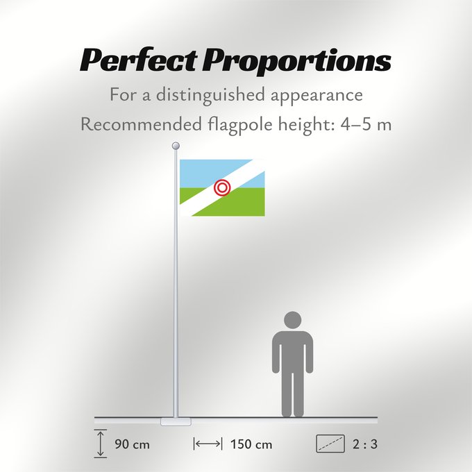 Flag Proportions: Tauramena Casanare Tauramena Municipio de Tauramena Casanare