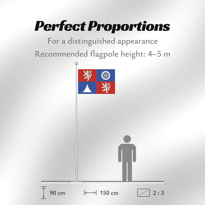Flag Proportions: Liberec Region Région de Liberec Región de Liberec Region Liberec Regione di Liberec