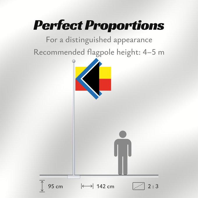 Flag Proportions: Brno-Řečkovice a Mokrá Hora vlajka Brno-Řečkovice a Mokrá Hora Městské části Brno-Řečkovice a Mokrá Hora