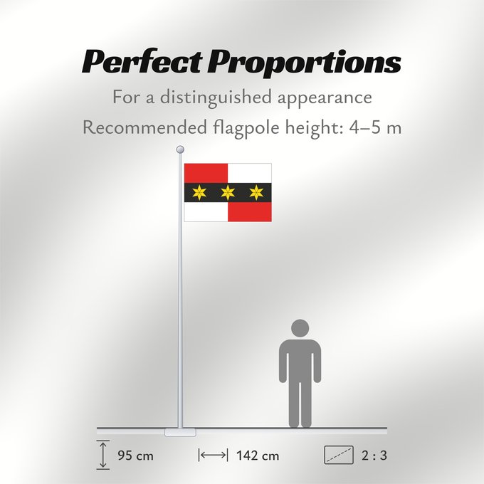 Flag Proportions: Brodek u Prostejova CZ Municipal flag of Brodek u Prostějova market town Brodek u Prostějova Městysu Brodek u Prostějova, okres Prostějov