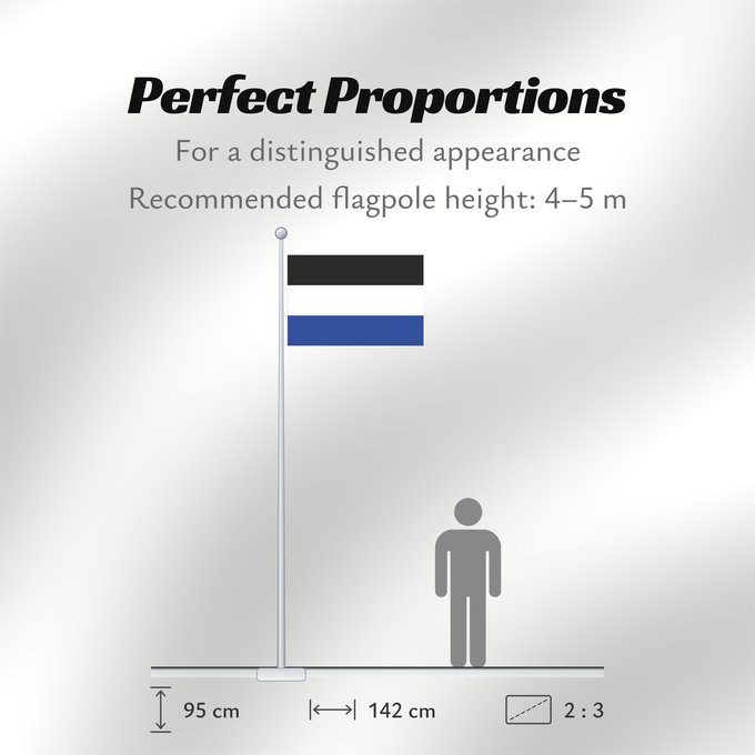 Flag Proportions: BRUNTAL TRICOLOR