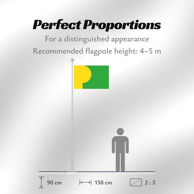 Flag Proportions: Chelcice Chelčice Chelčice village in Czechia