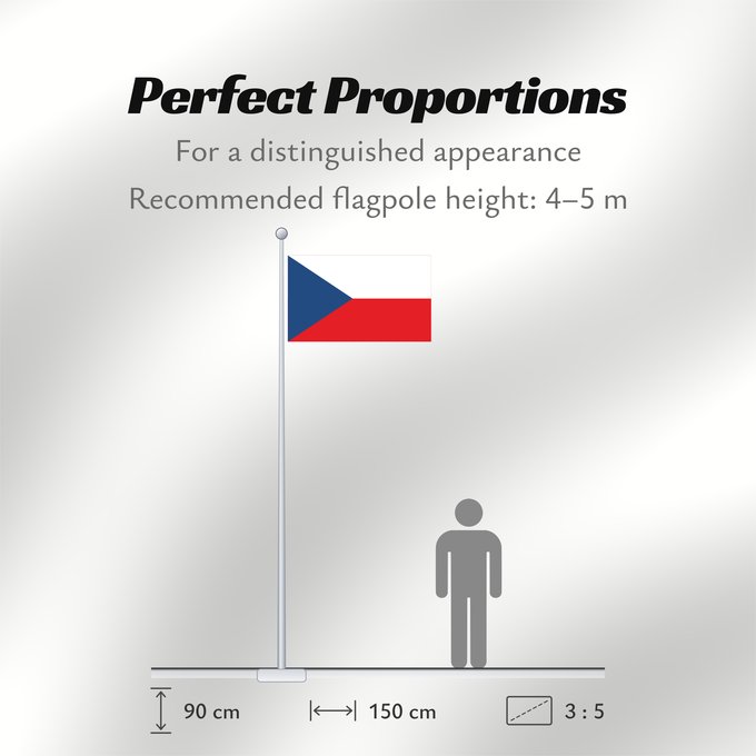 Flag Proportions: Czech Republic Czechia (Czech Republic) République tchèque República Checa Tschechischen Republik Repubblica Ceca Tsjechië Chéquia Czech علم جمهورية التشيك Сцяг Чэхіі / Sciag Čechii Сьцяг Чэхіі / Ściag Čechii Национално знаме на Чешката република České re