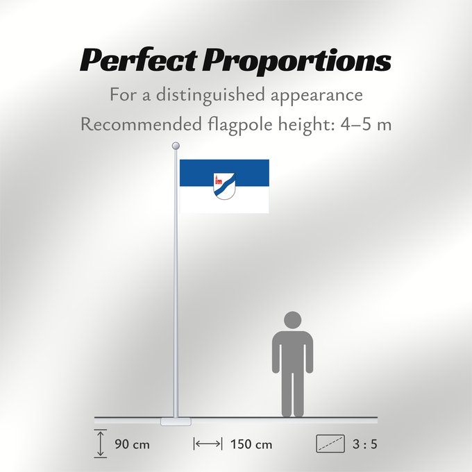Flag Proportions: Gingen an der Fils (Region Stuttgart)