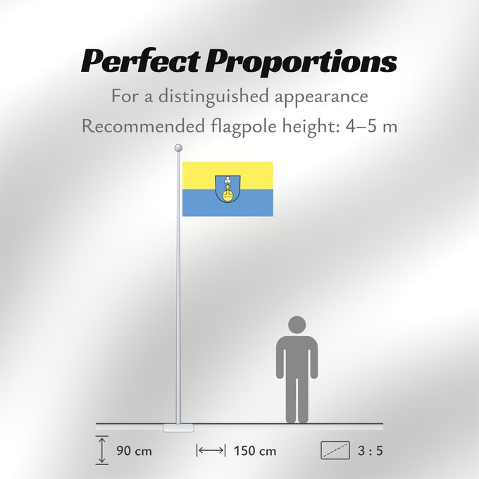 Flag Proportions: Offenau (Nördliches Baden-Württemberg)