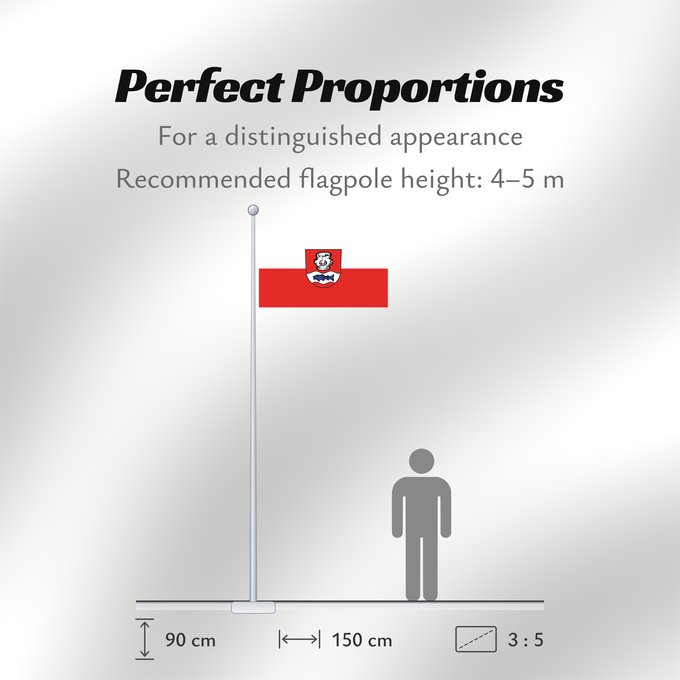 Flag Proportions: Wüstenrot (Nördliches Baden-Württemberg)