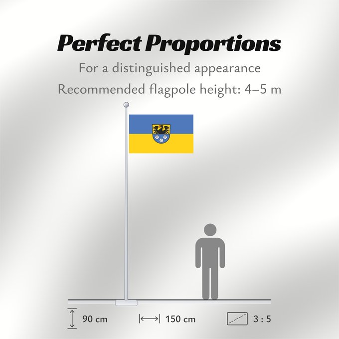 Flag Proportions: Wertheim (Nördliches Baden-Württemberg)