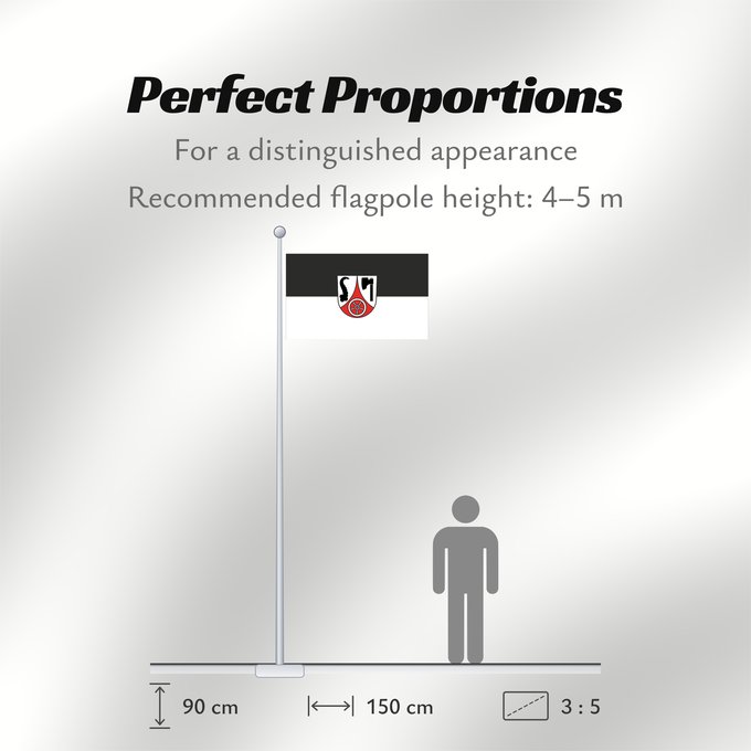 Flag Proportions: Seckach (Nördliches Baden-Württemberg)